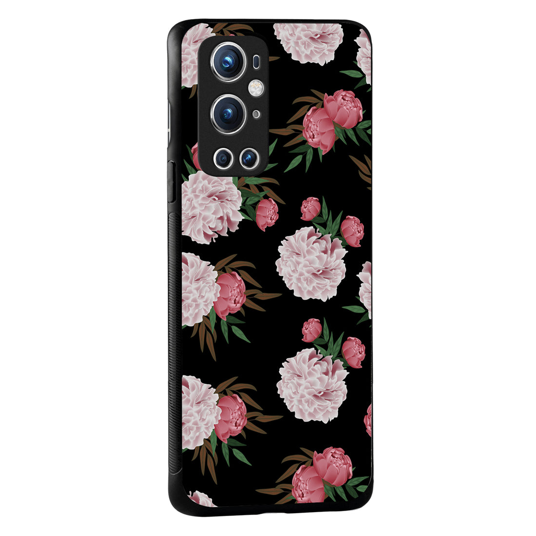 Pink Floral Oneplus 9 Pro Back Case