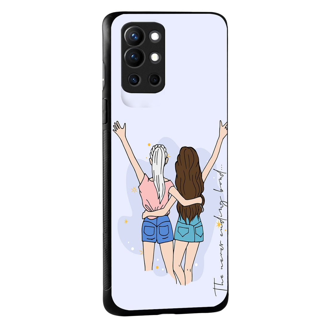 Girl Bff Oneplus 9 R Back Case