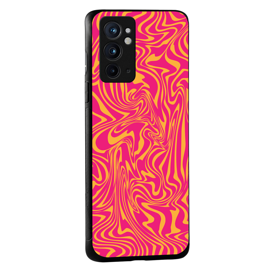 Yellow Pink Optical Illusion Oneplus 9 Rt Back Case