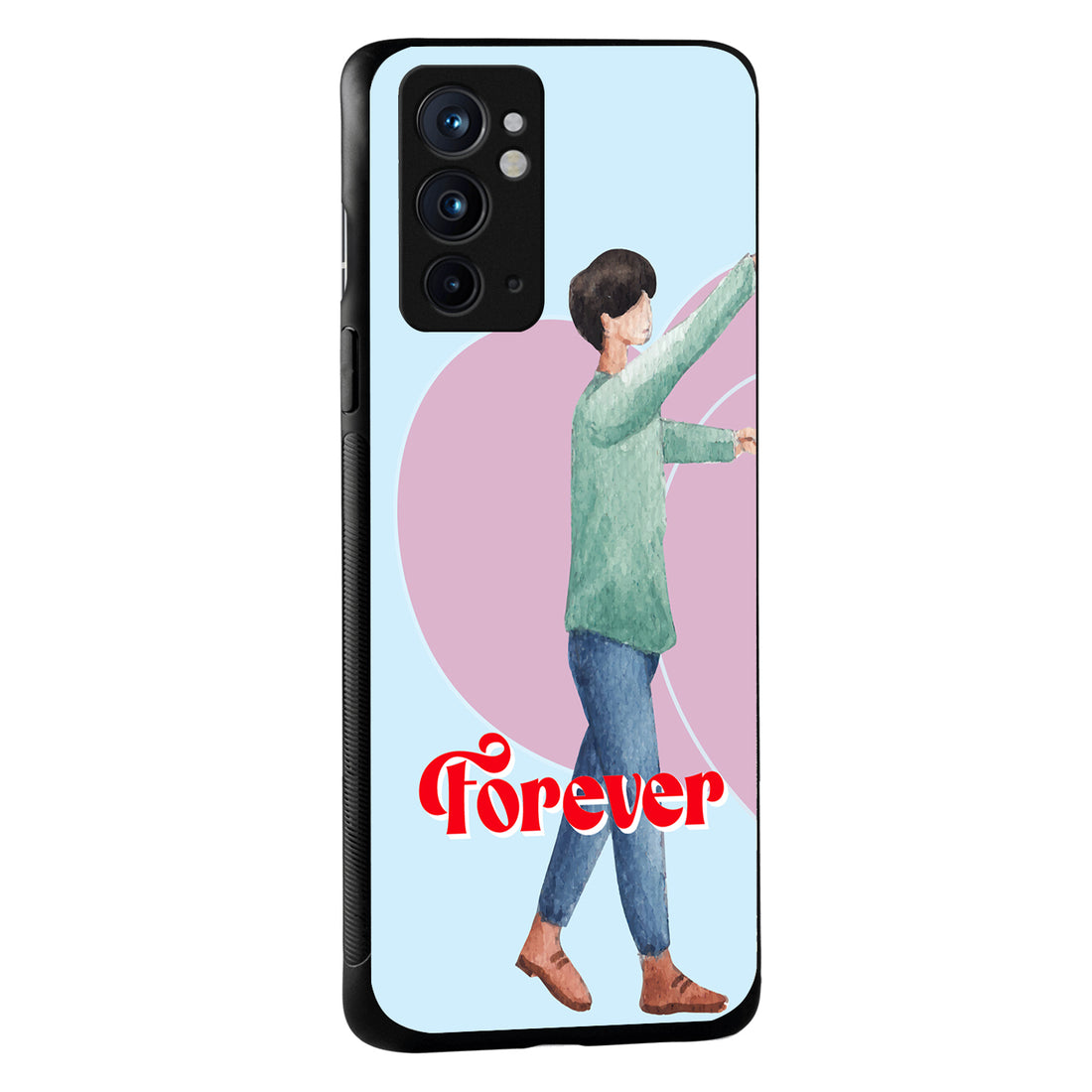Forever Love Boy Couple Oneplus 9 Rt Back Case