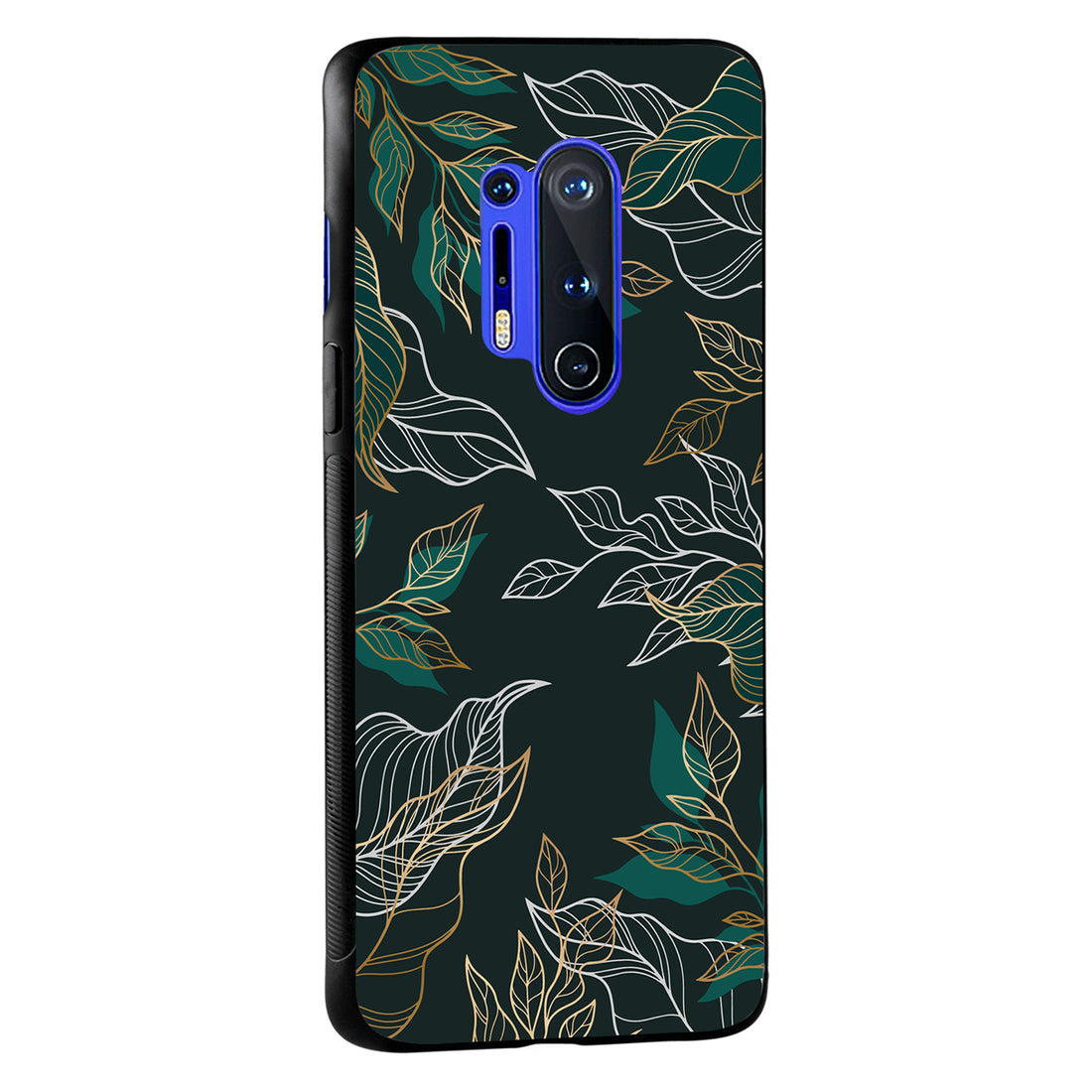 Green Floral Oneplus 8 Pro Back Case