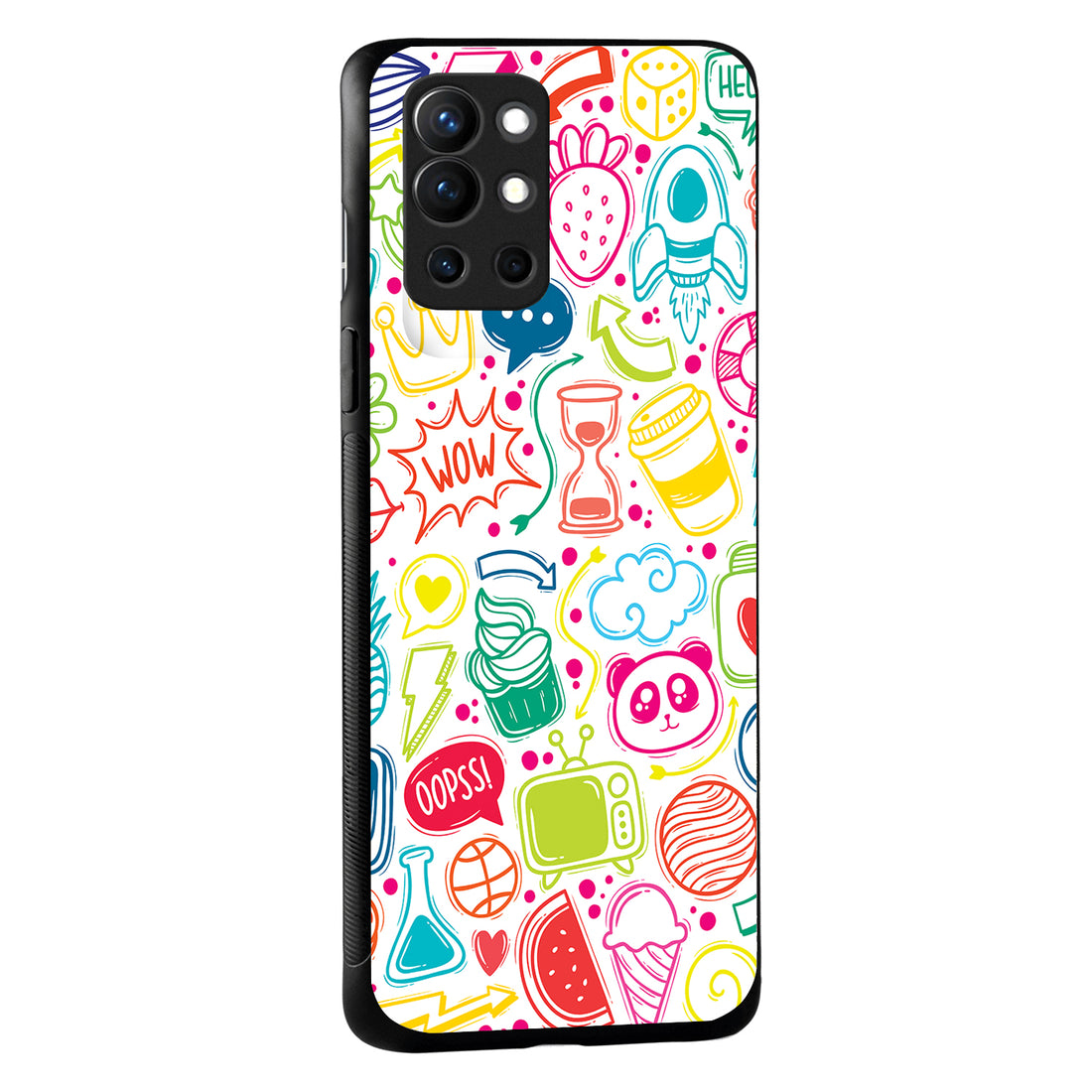 Wow Doodle OnePlus 9 R Back Case