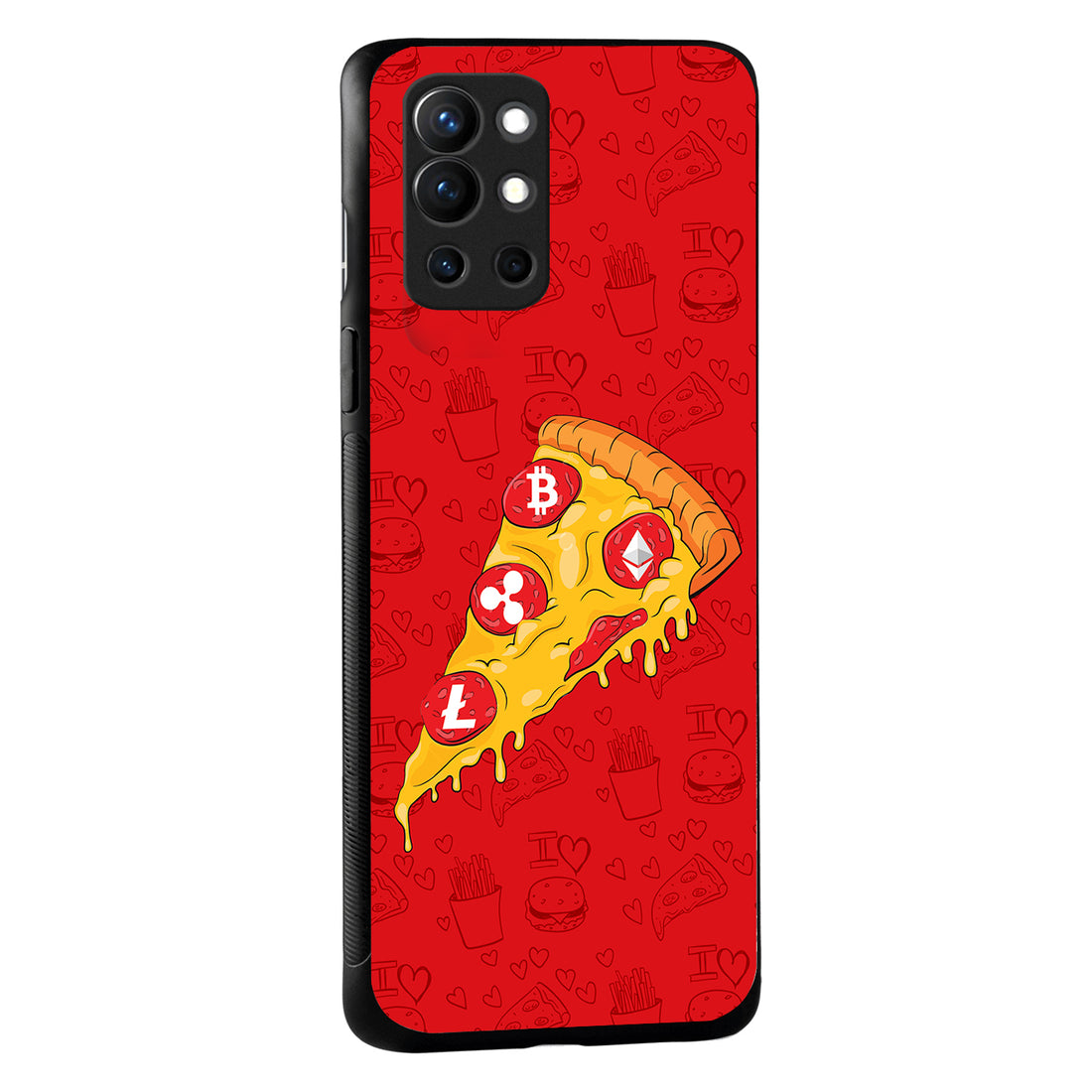 Pizza Trading Oneplus 9 R Back Case