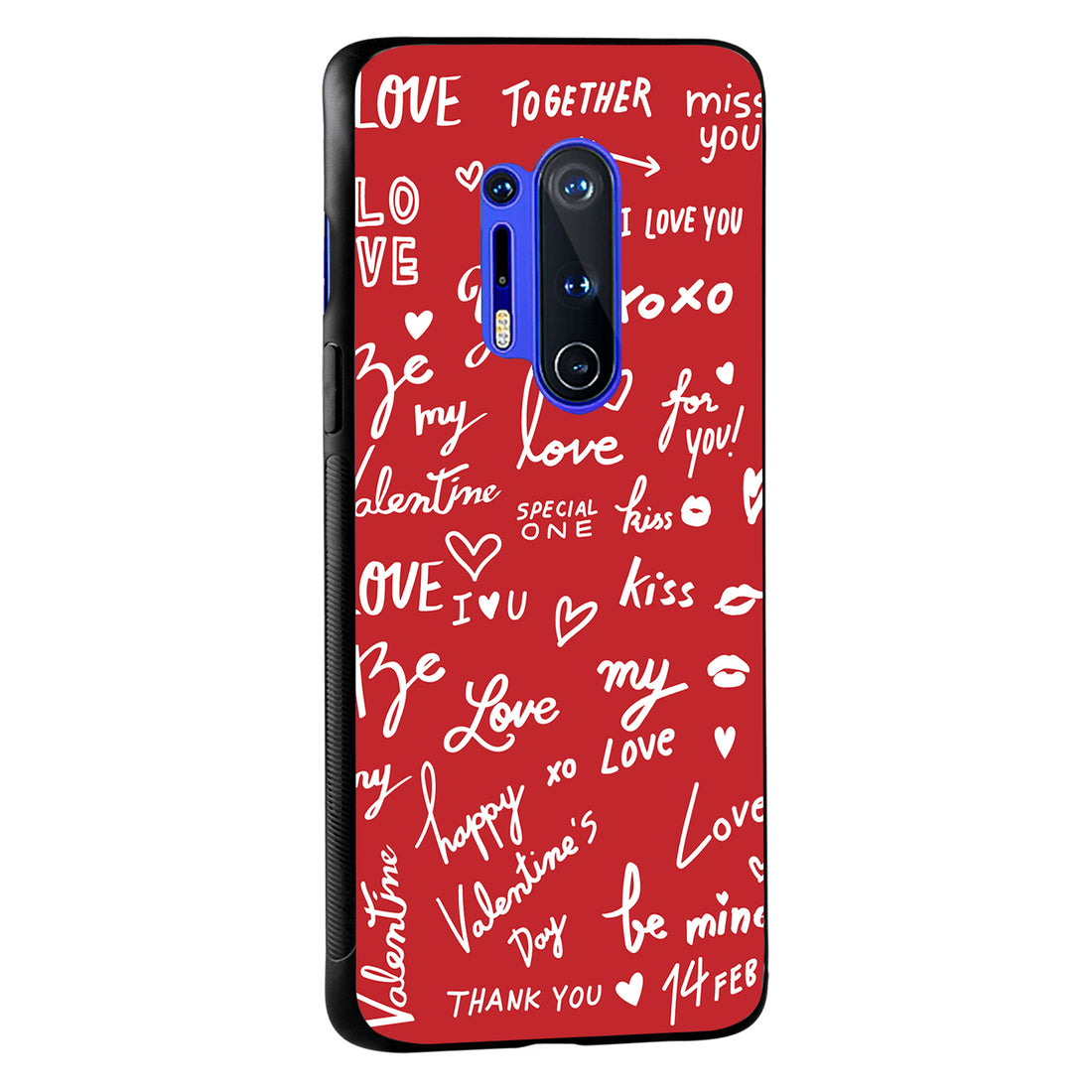 Red Love Couple Oneplus 8 Pro Back Case