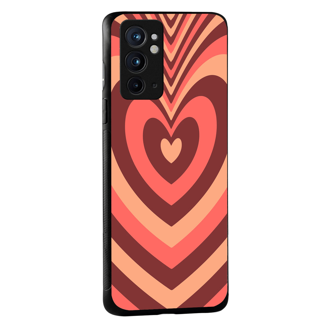 Red Heart Optical Illusion Oneplus 9 Rt Back Case