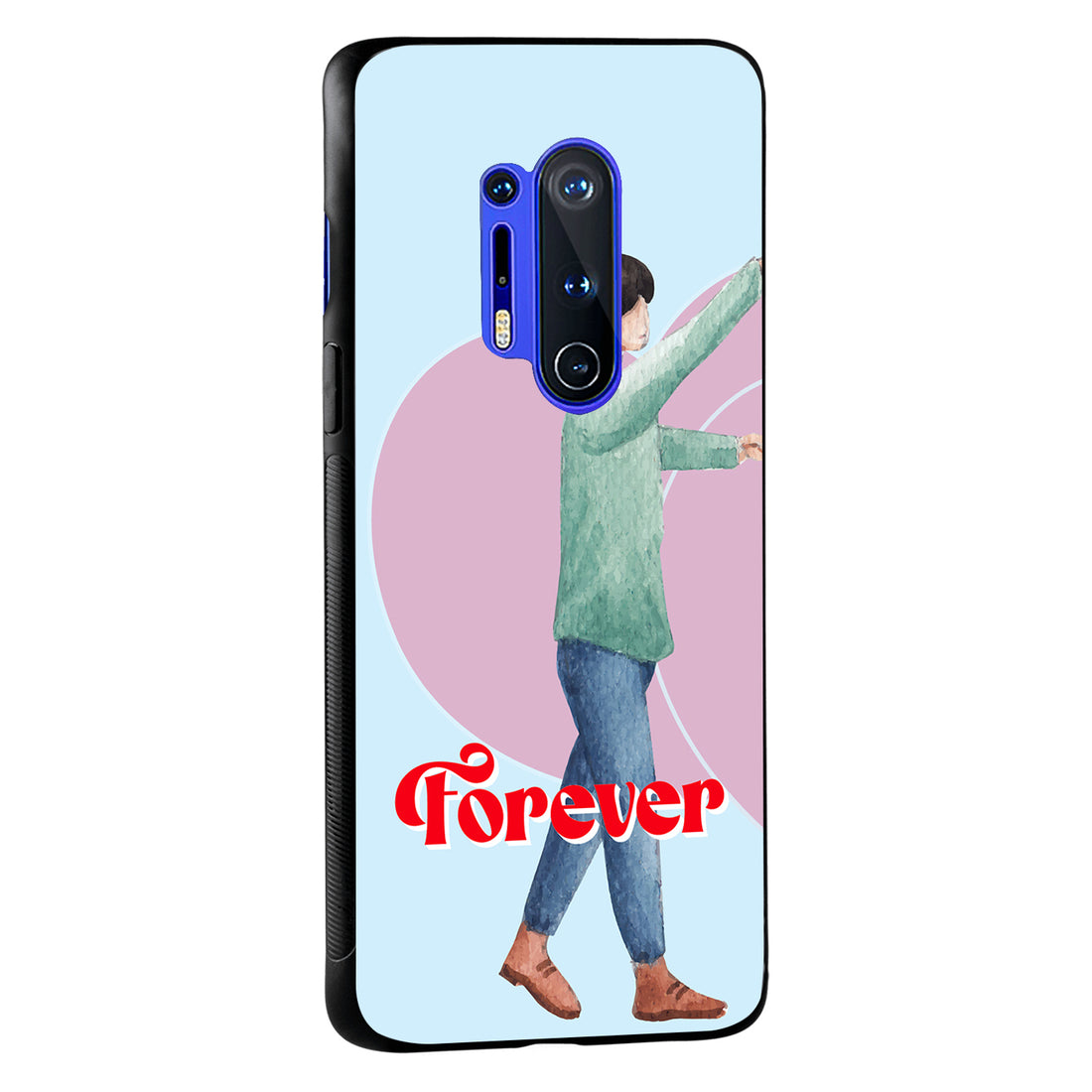 Forever Love Boy Couple Oneplus 8 Pro Back Case