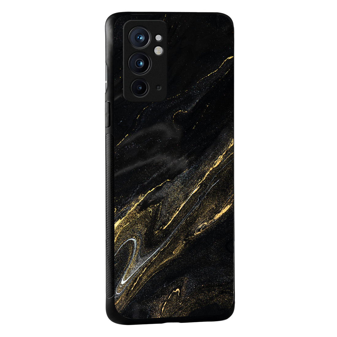 Black Golden Marble Oneplus 9 Rt Back Case