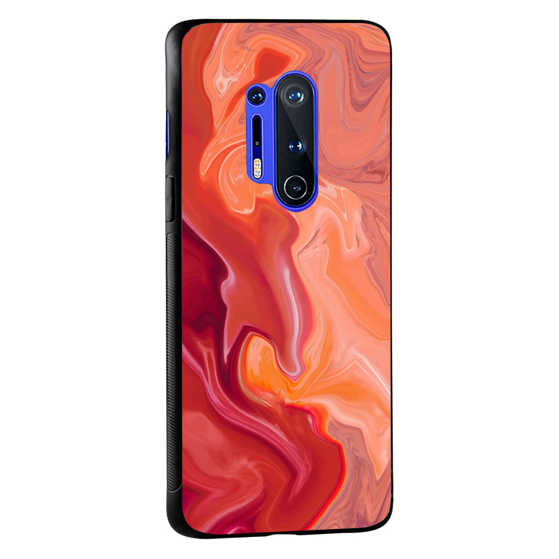 Red Marble Oneplus 8 Pro Back Case