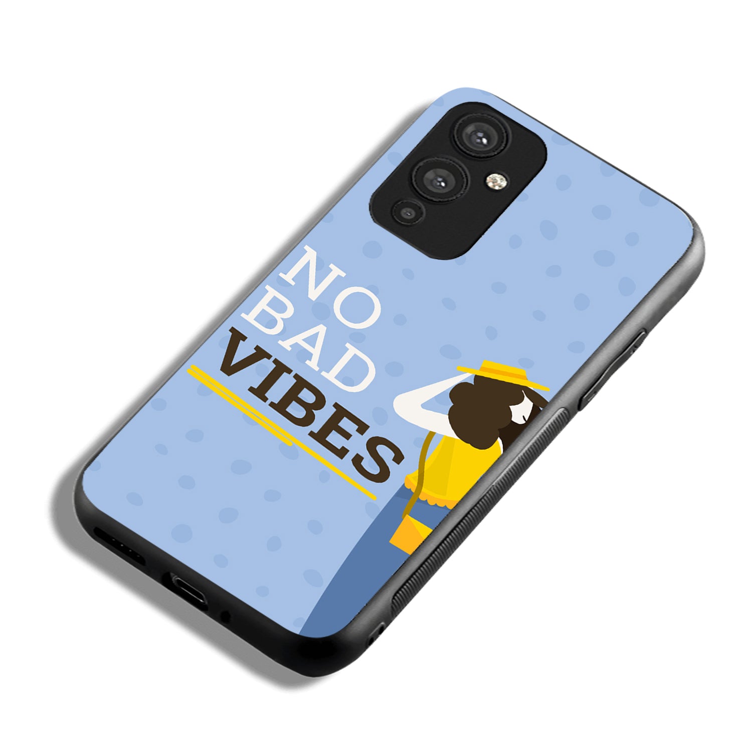 No Bad Vibes Motivational Quotes Oneplus 9 Back Case