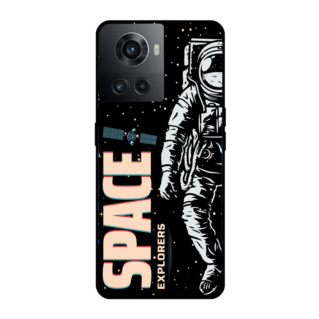 Space Explorer Oneplus 10 R Back Case