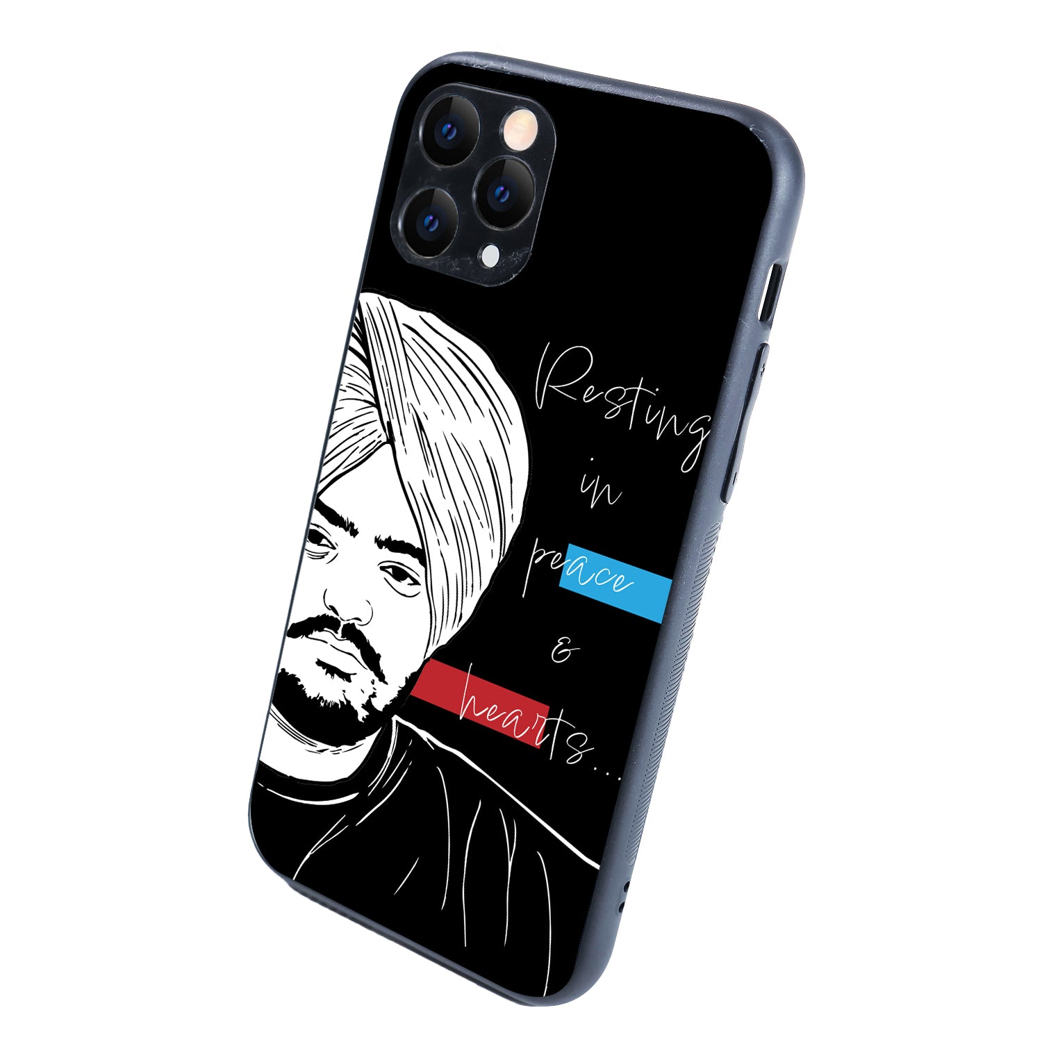 Peace &amp; Hearts Sidhu Moosewala iPhone 11 Pro Case