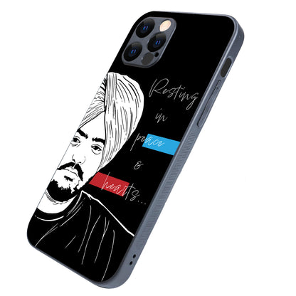 Peace &amp; Hearts Sidhu Moosewala iPhone 12 Pro Case