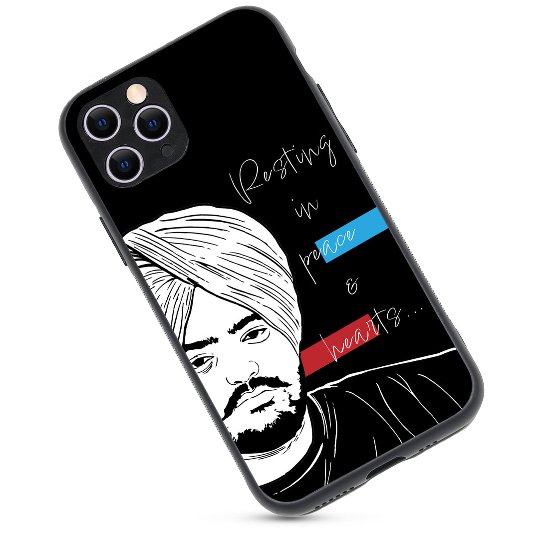 Peace &amp; Hearts Sidhu Moosewala iPhone 11 Pro Case
