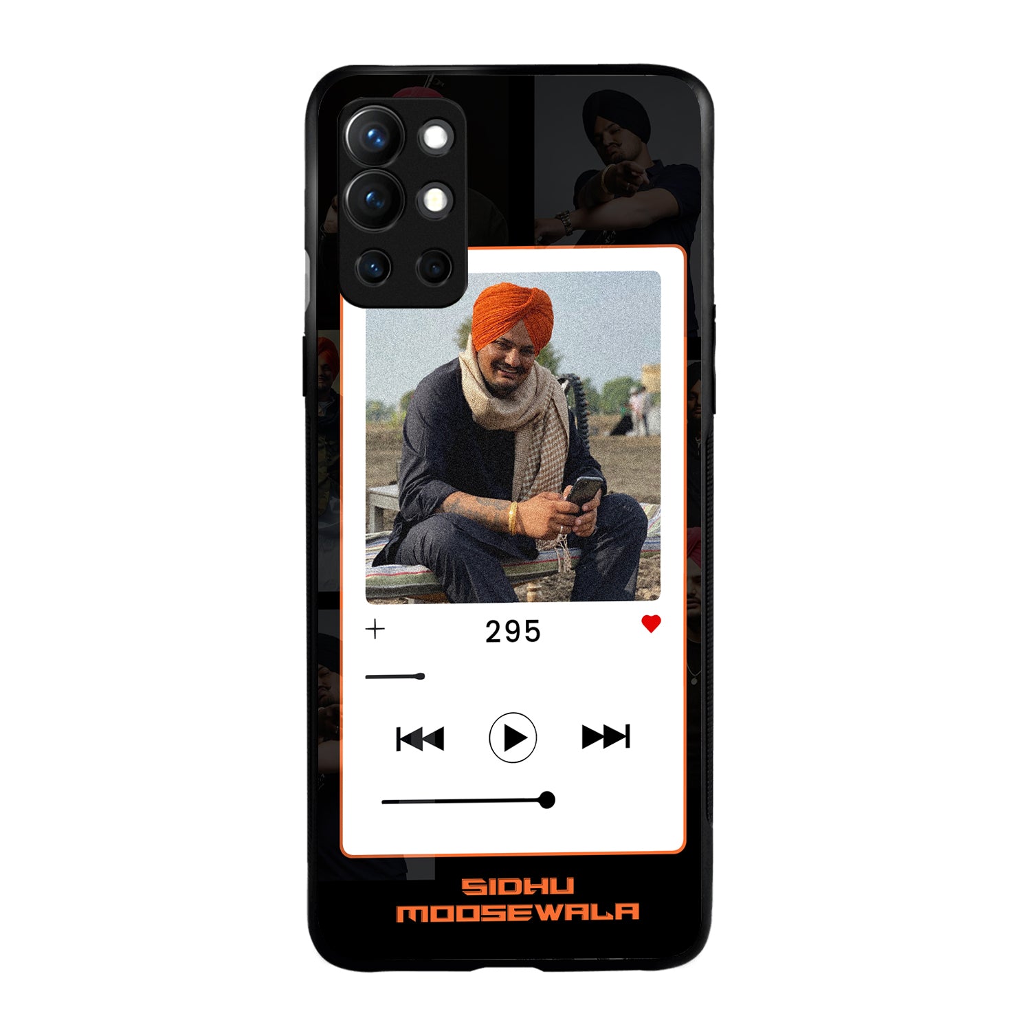 295 Song Sidhu Moosewala Oneplus 9 R Back Case