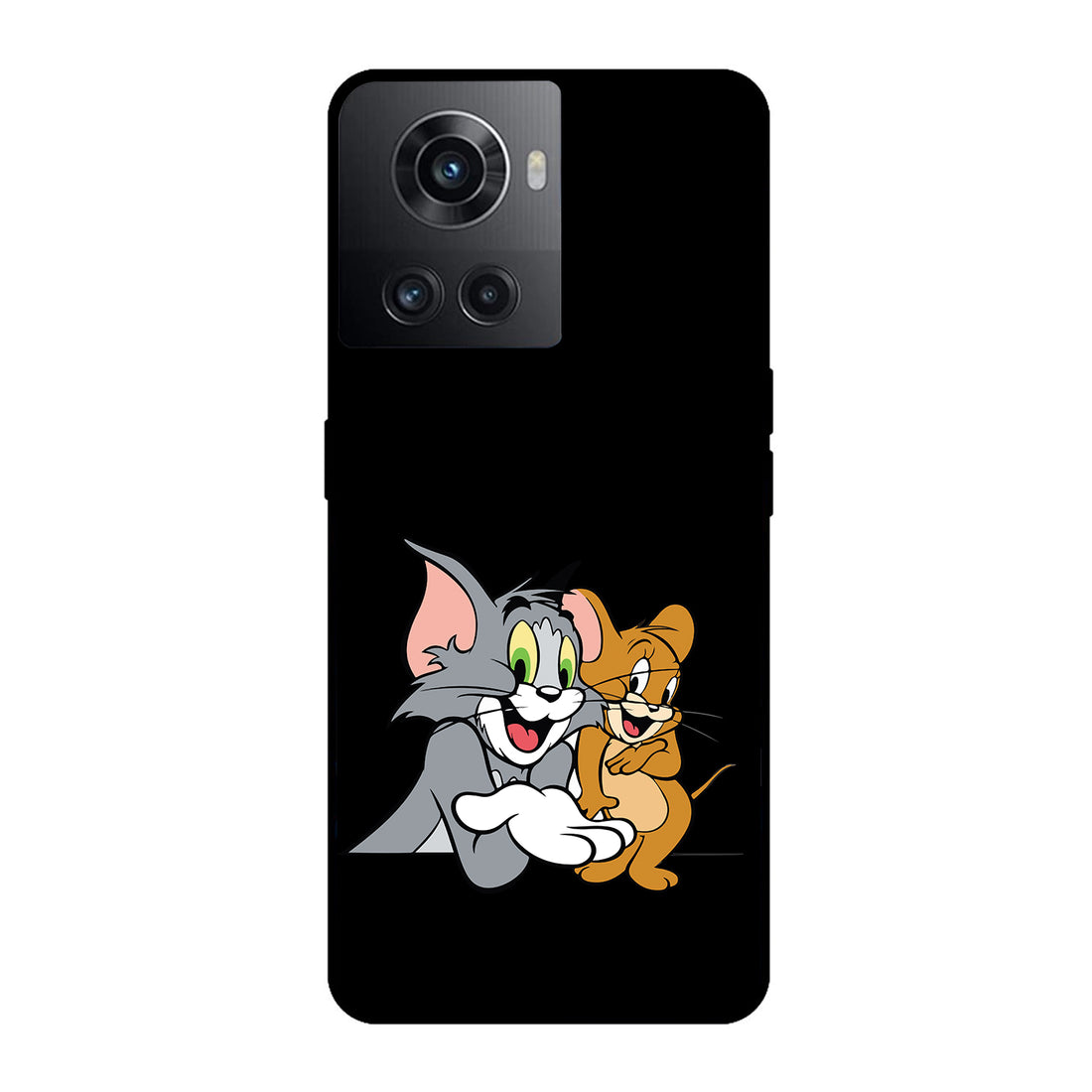 Tom &amp; Jerry Black Cartoon OnePlus 10 R Back Case
