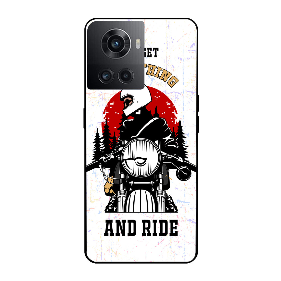 Forget Everything &amp; Ride Bike Oneplus 10 R Back Case
