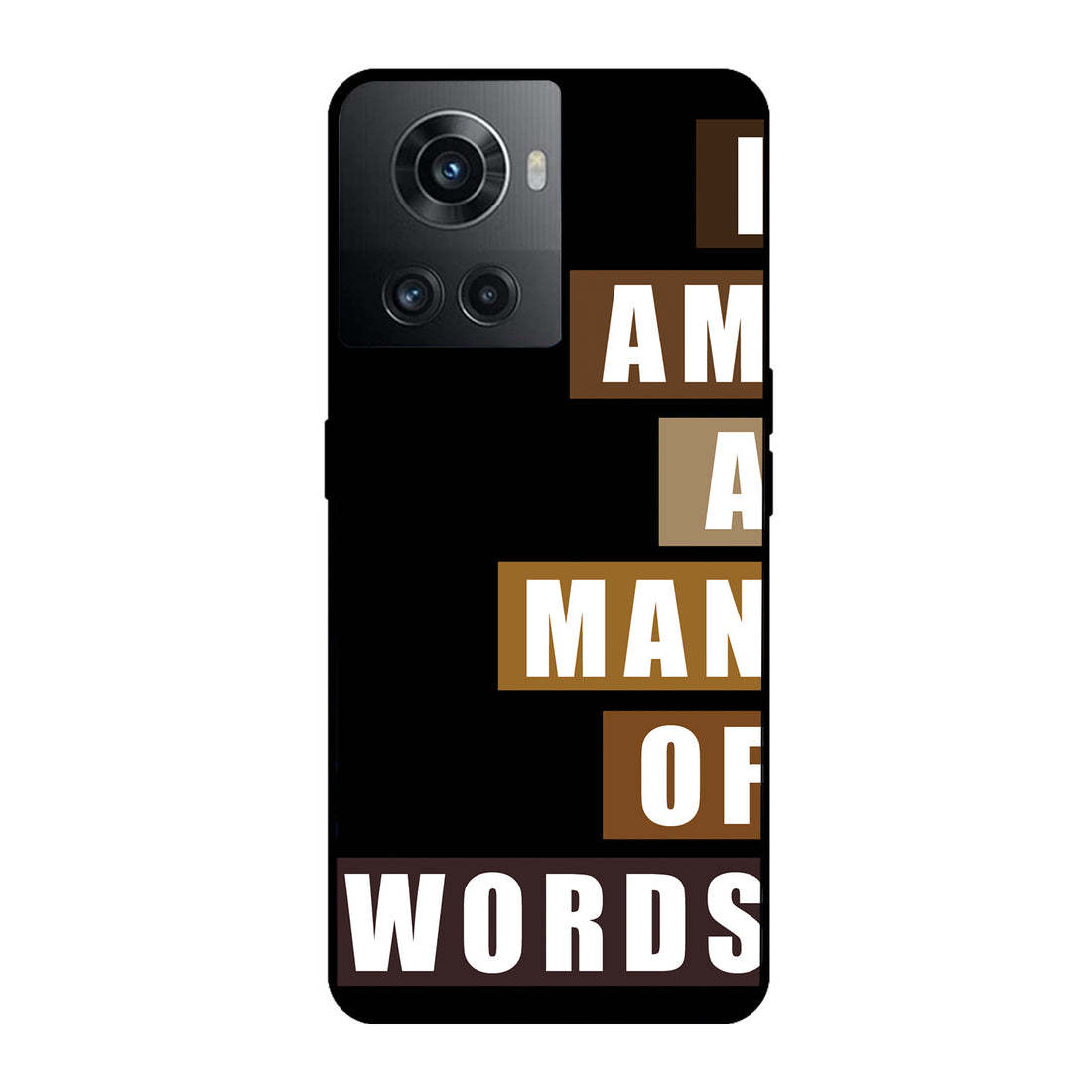 I Am A Man Of Words Motivational Quotes Oneplus 10 R Back Case