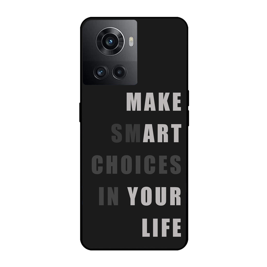 Smart Choices Motivational Quotes Oneplus 10 R Back Case