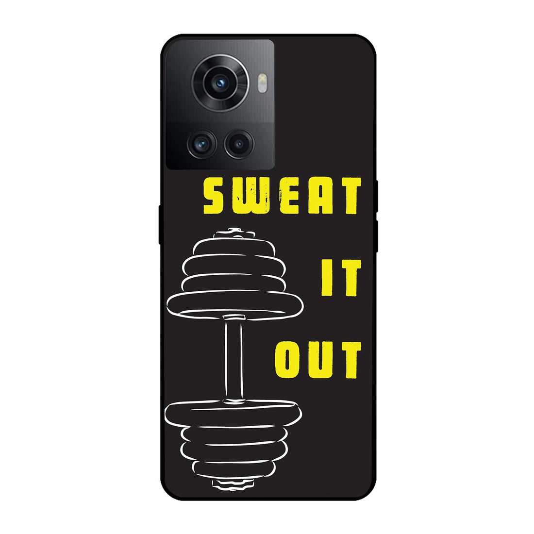 Sweat It Out Motivational Quotes Oneplus 10 R Back Case