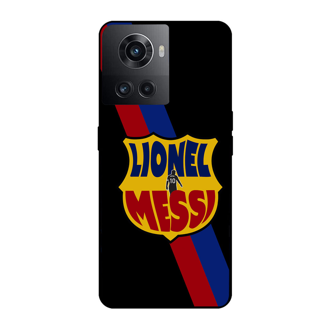 Lionel Messi Sports Oneplus 10 R Back Case