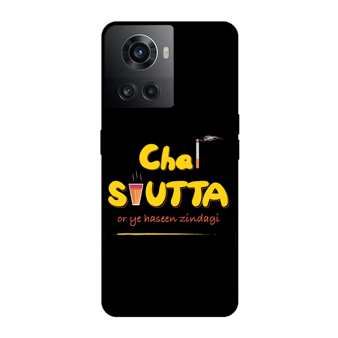 Chai-Sutta Motivational Quotes OnePlus 10 R Back Case