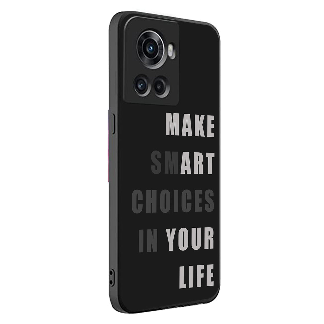 Smart Choices Motivational Quotes Oneplus 10 R Back Case