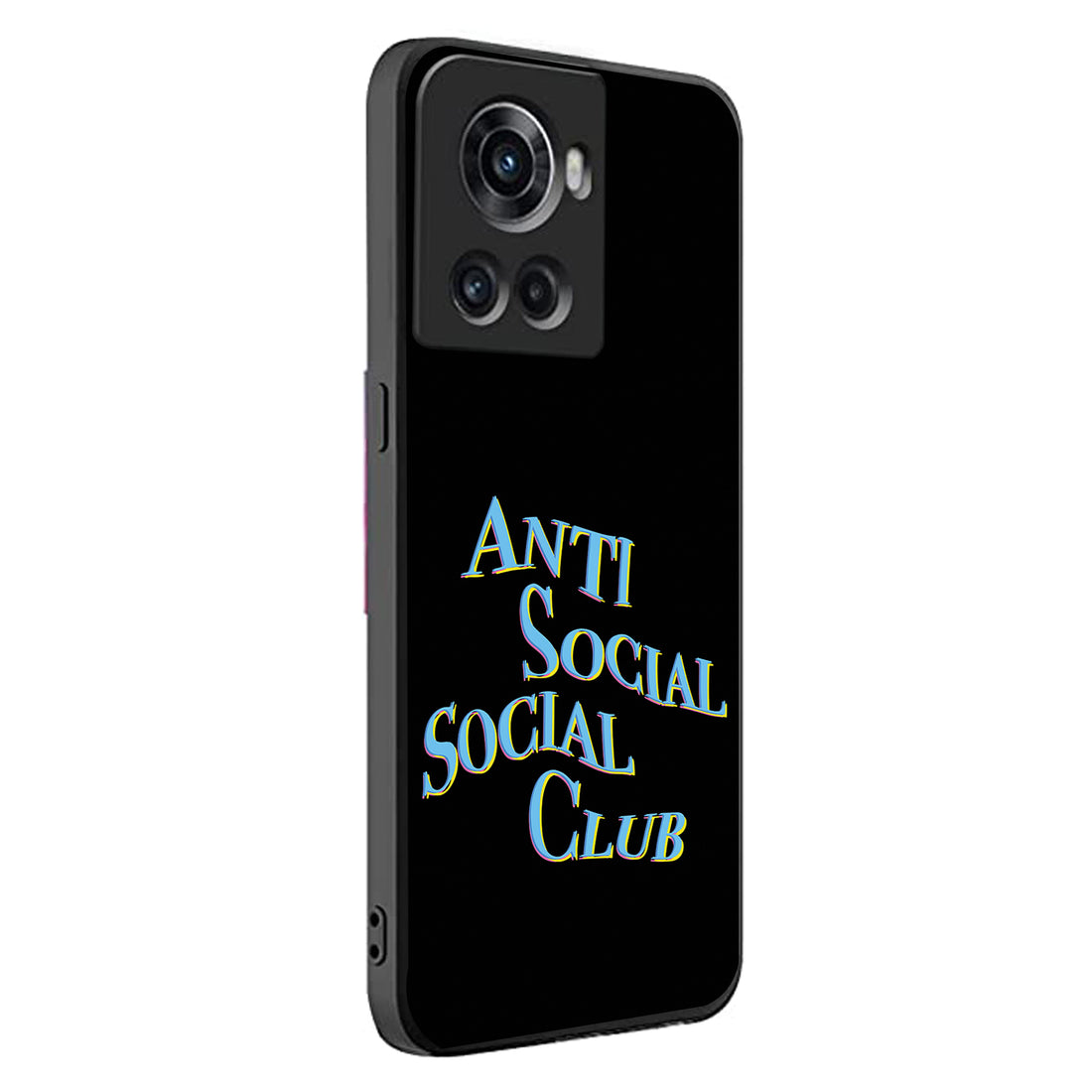 Social Club Black Motivational Quotes Oneplus 10 R Back Case