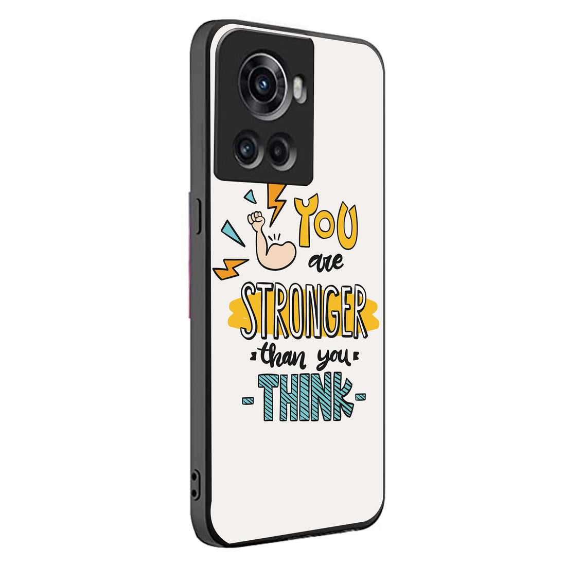 You Are Stronger Motivational Quotes OnePlus 10 R Back Case