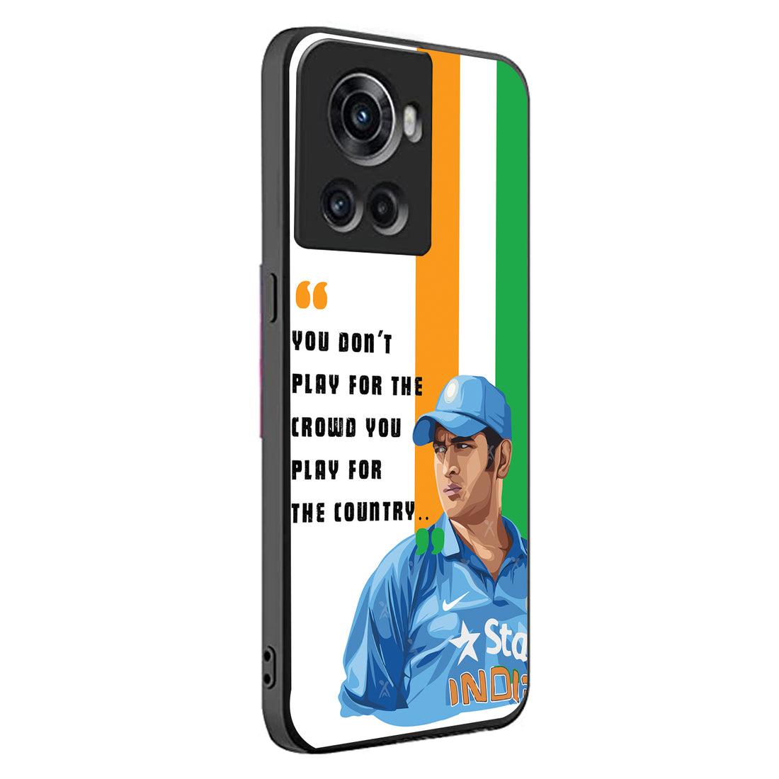 Dhoni Sports Oneplus 10 R Back Case