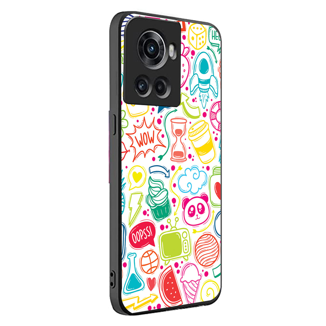 Wow Doodle OnePlus 10 R Back Case