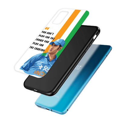 Dhoni Sports Oneplus 10 R Back Case