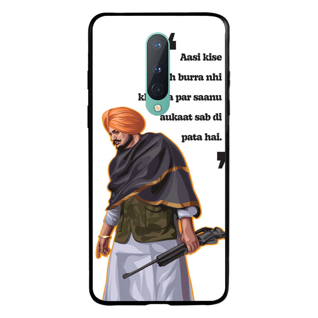 Attitude  Sidhu Moosewala OnePlus 8 Back Case