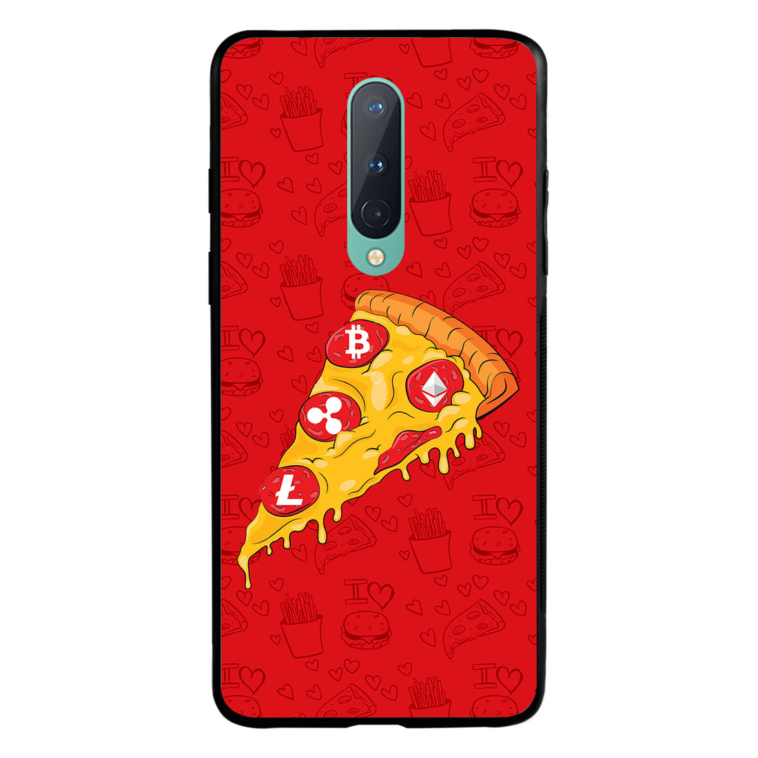 Pizza Trading Oneplus 8 Back Case