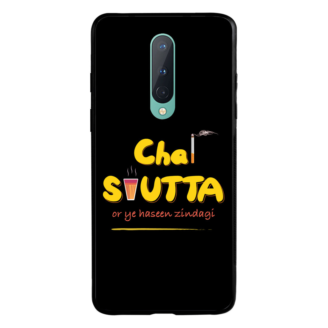 Chai-Sutta Motivational Quotes OnePlus 8 Back Case