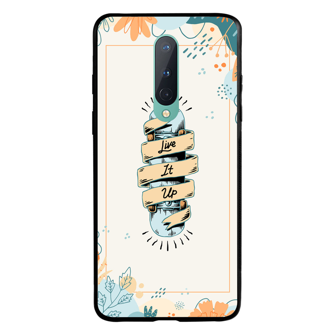 Live It Up Motivational Quotes Oneplus 8 Back Case
