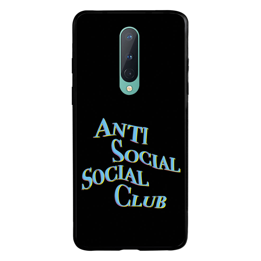 Social Club Black Motivational Quotes Oneplus 8 Back Case