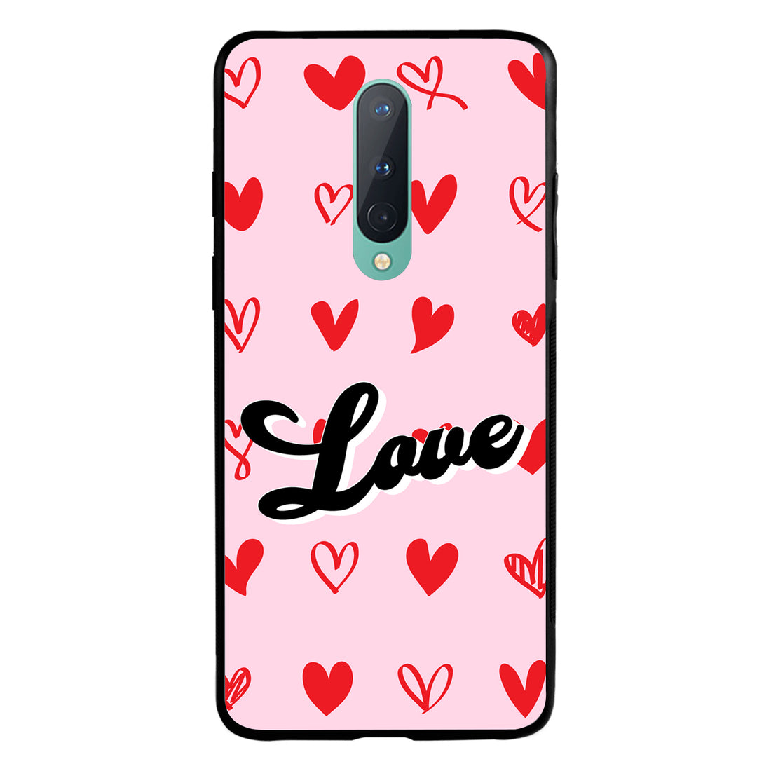 Heart Love Couple Oneplus 8 Back Case