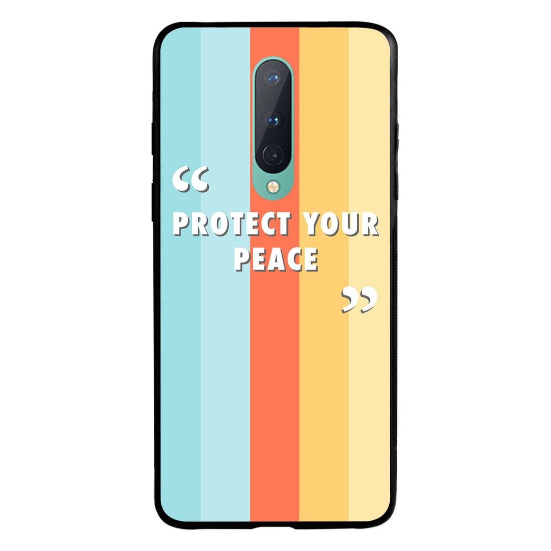 Protect your peace Motivational Quotes Oneplus 8 Back Case