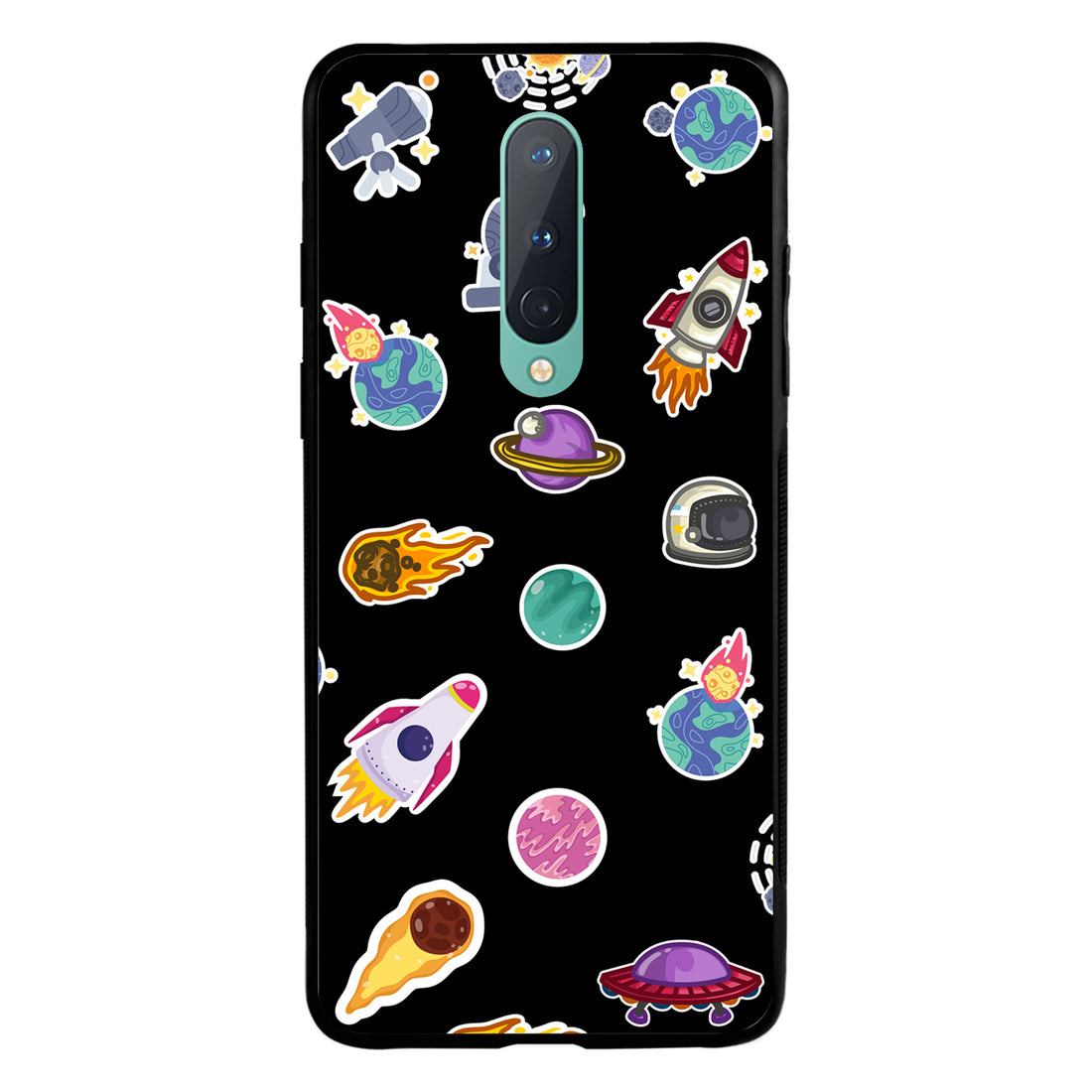 Stickers Space Oneplus 8 Back Case
