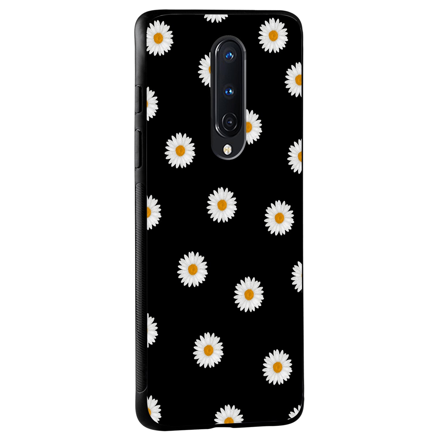 White Sunflower Floral Oneplus 8 Back Case