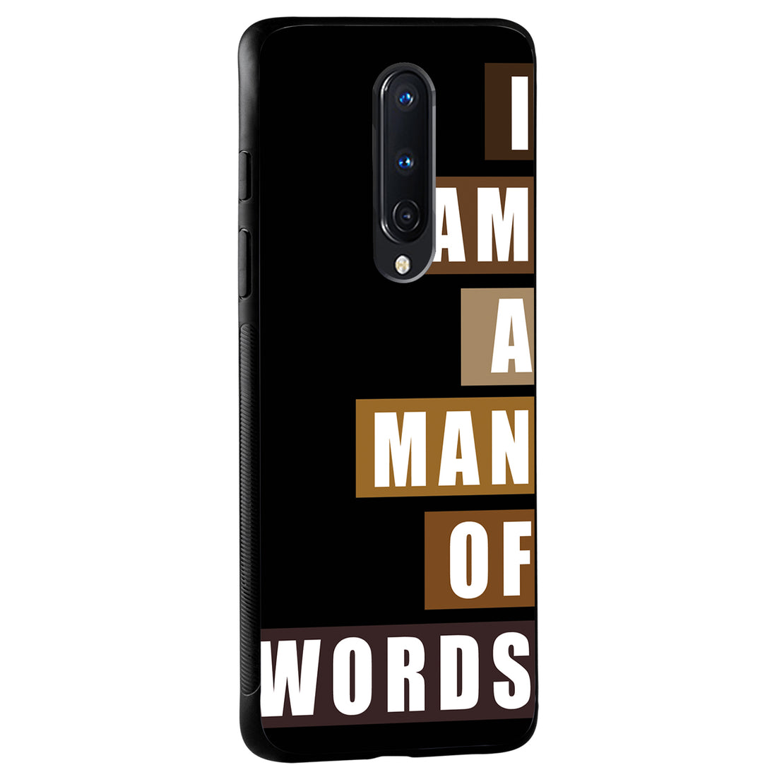 I Am A Man Of Words Motivational Quotes Oneplus 8 Back Case
