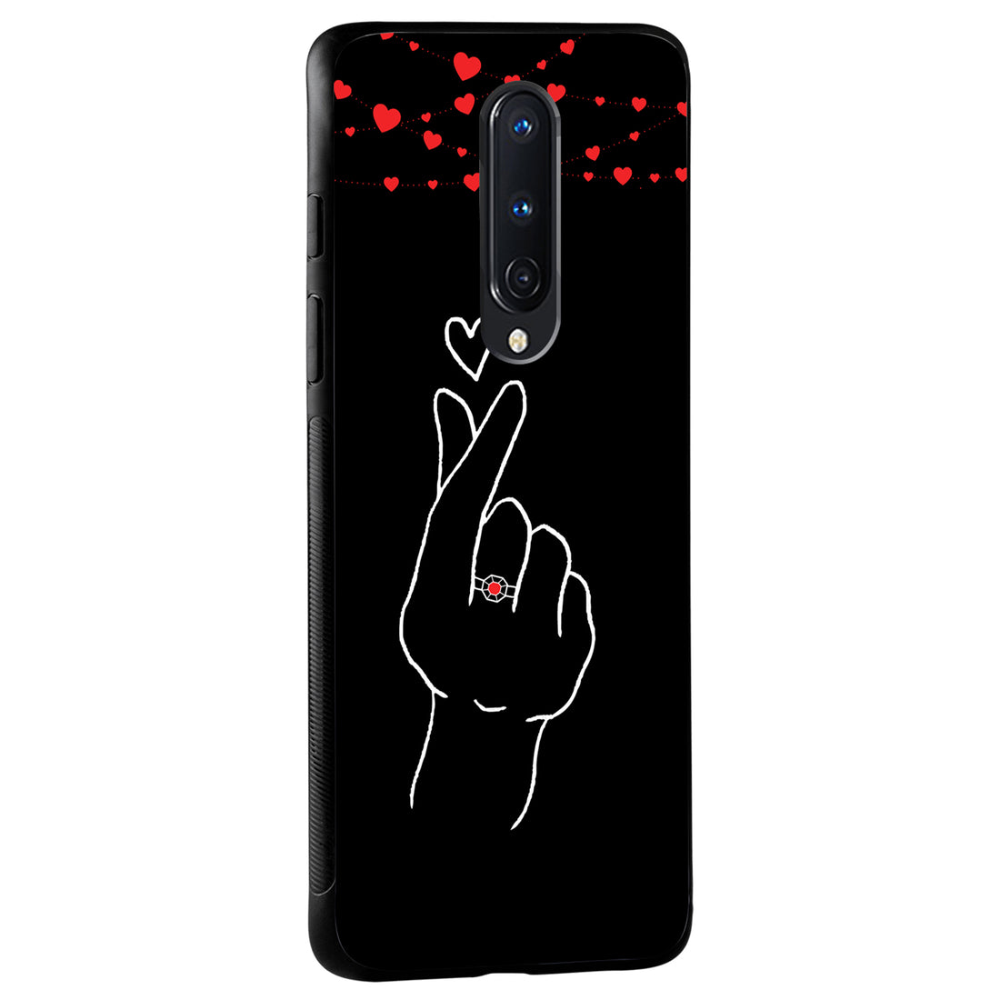 Click Heart Girl Couple Oneplus 8 Back Case