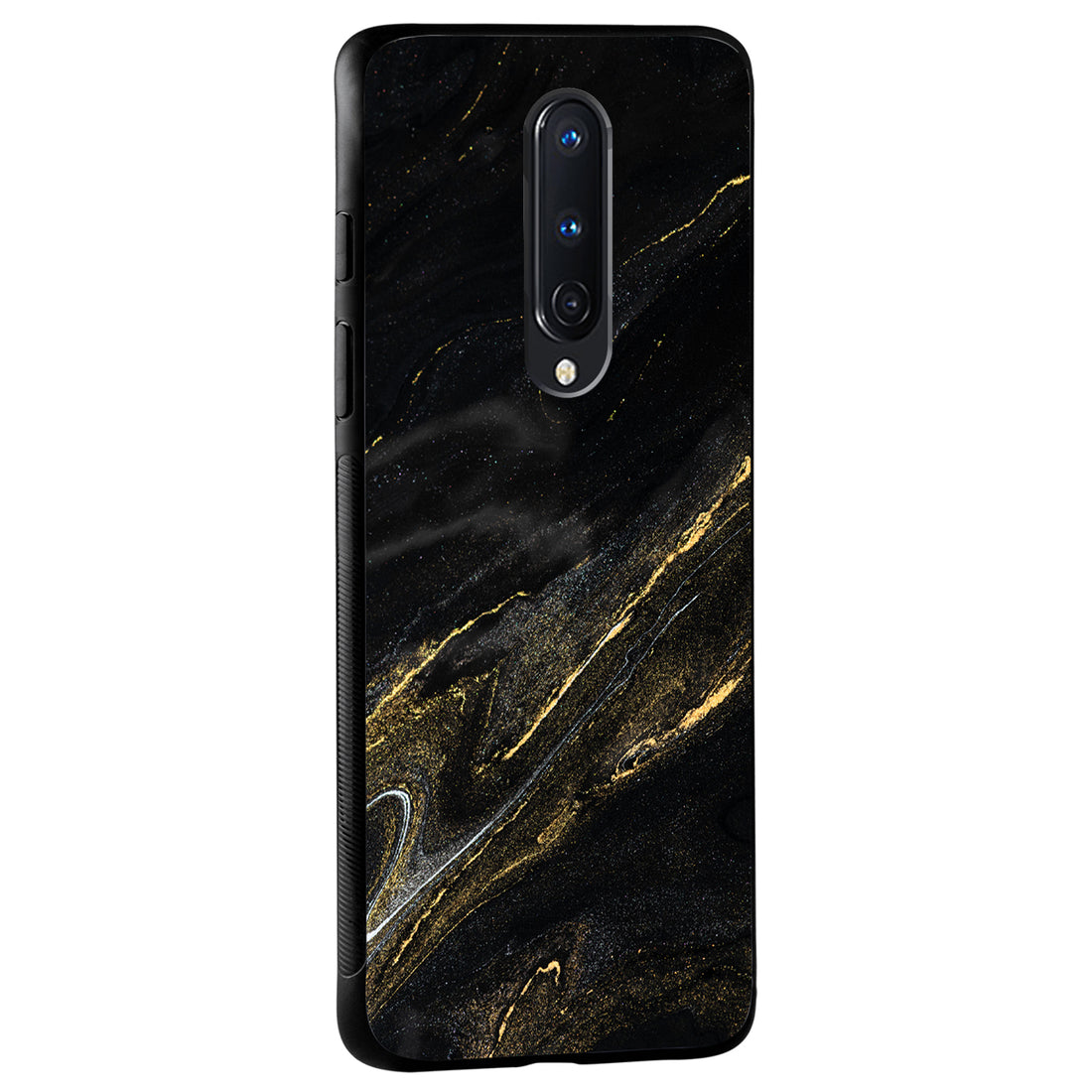 Black Golden Marble Oneplus 8 Back Case