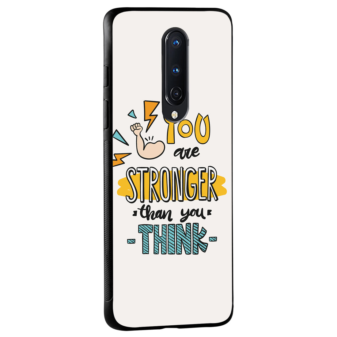 You Are Stronger Motivational Quotes OnePlus 8 Back Case