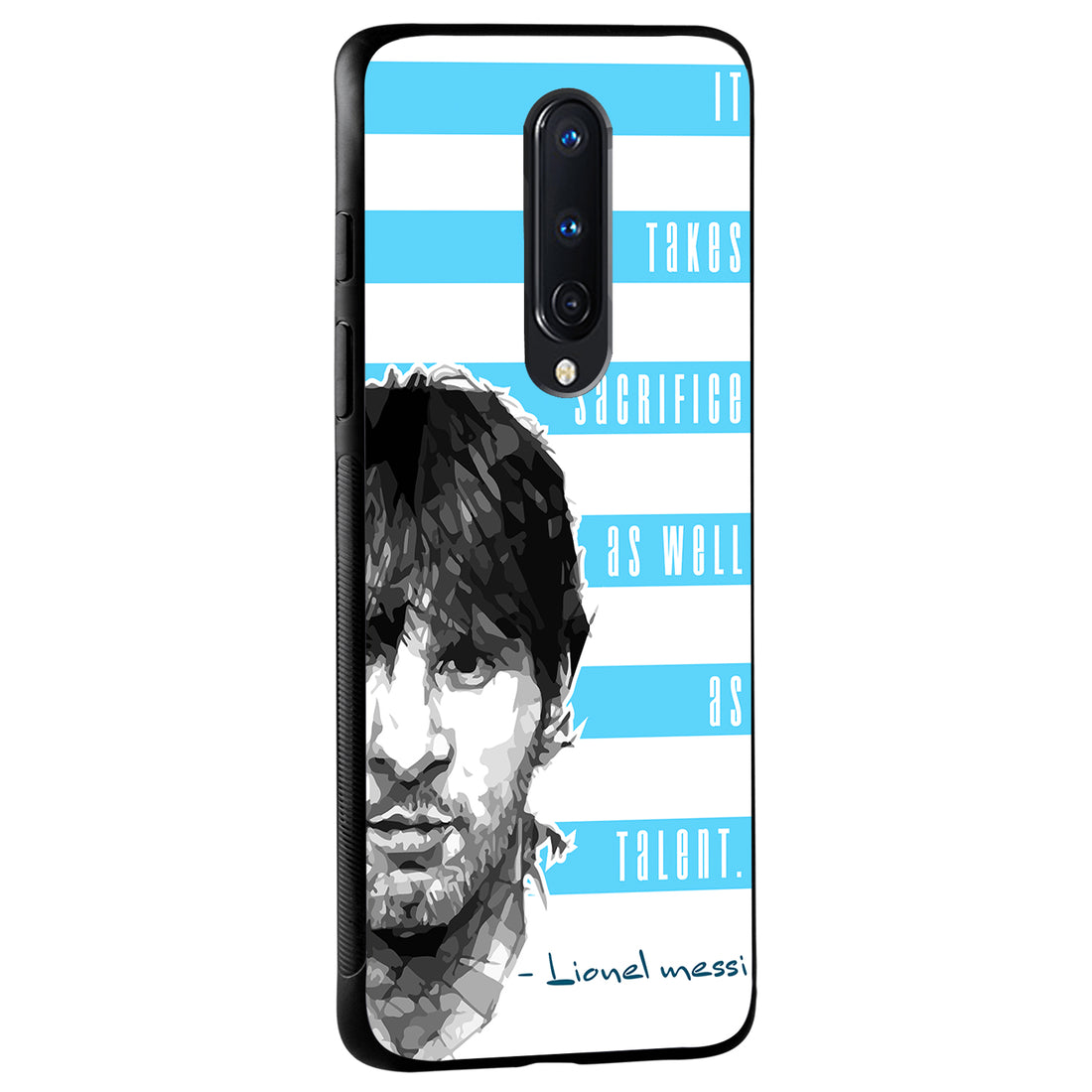 Messi Quote Sports Oneplus 8 Back Case