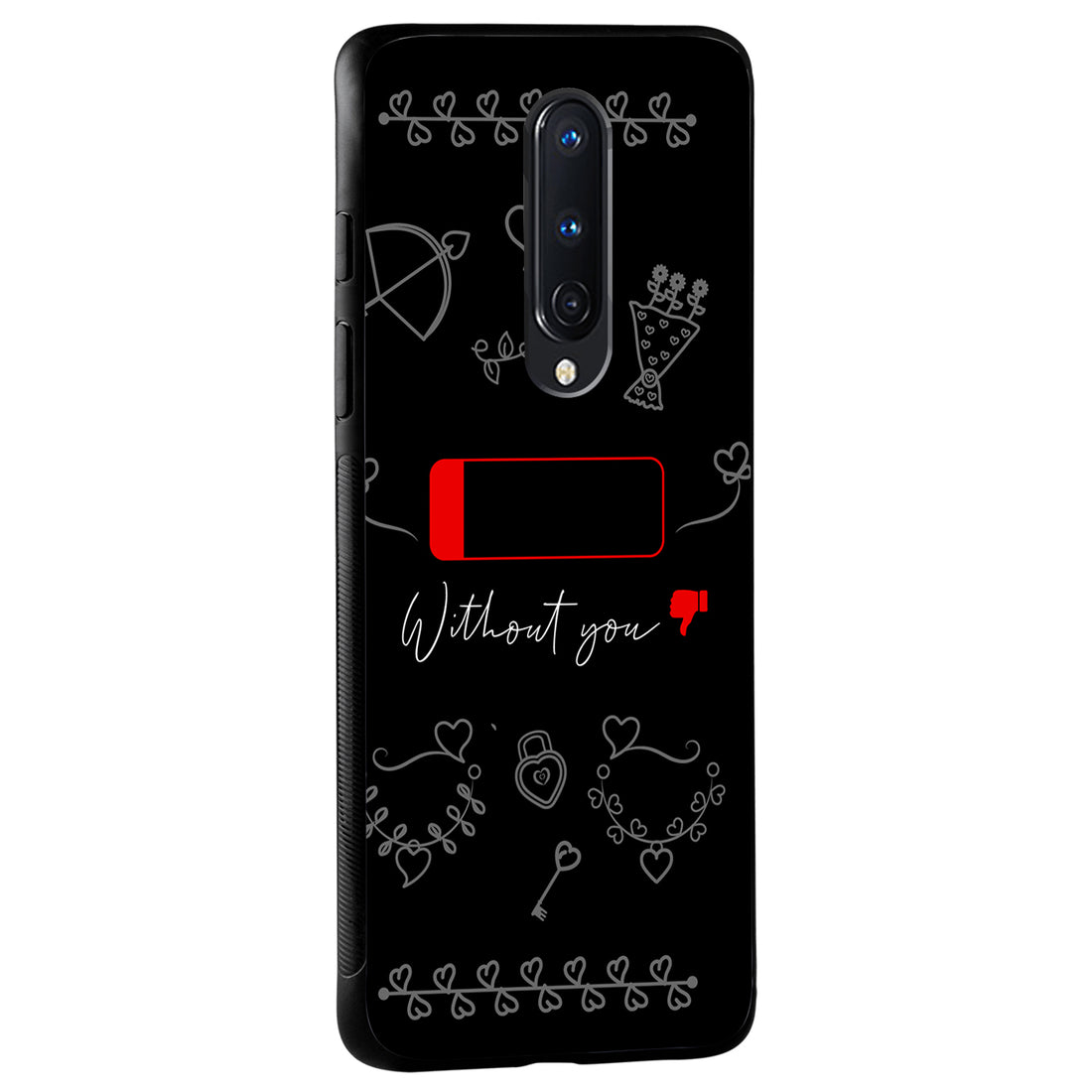 Without You Couple Oneplus 8 Back Case