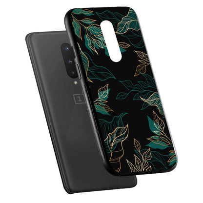 Black Floral Oneplus 8 Back Case