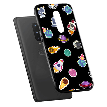 Stickers Space Oneplus 8 Back Case