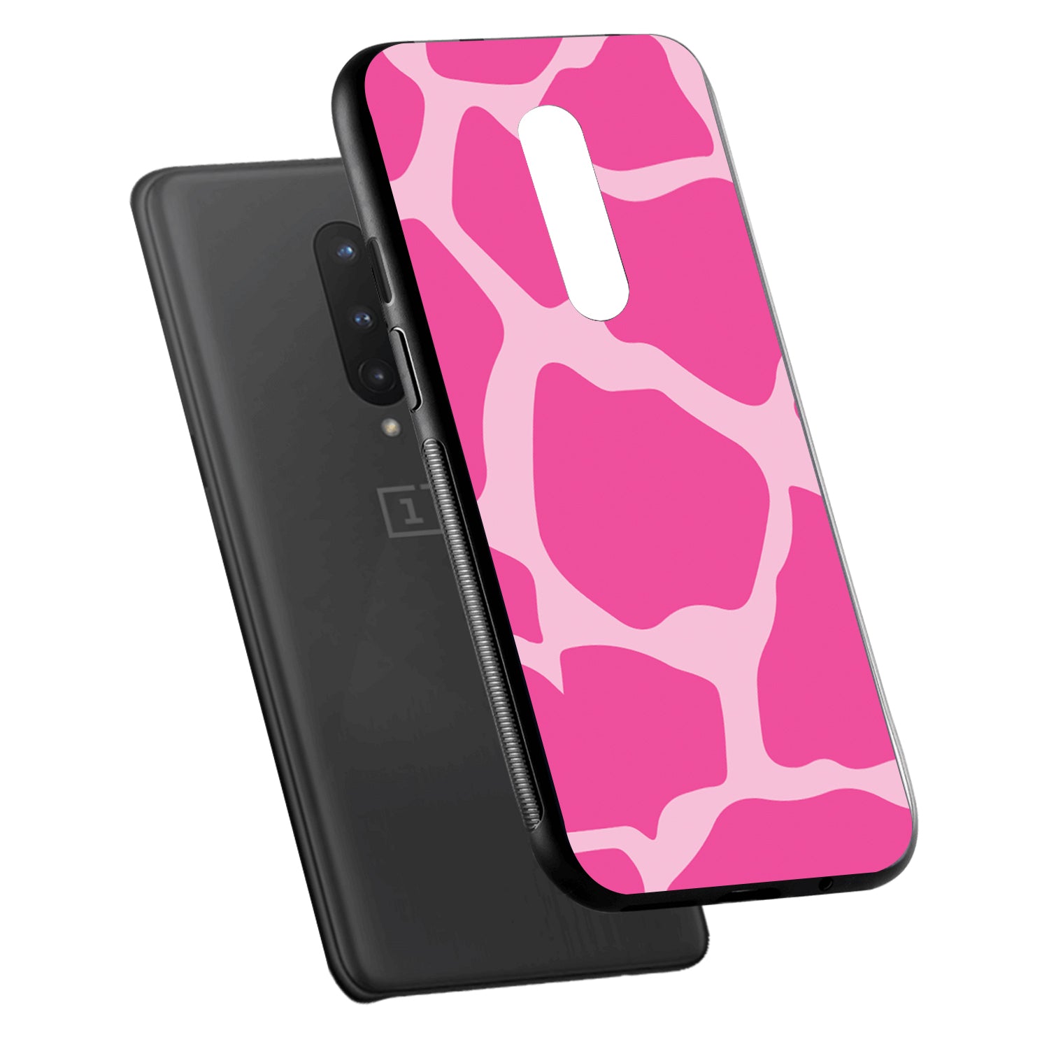 Pink Patch Design Oneplus 8 Back Case