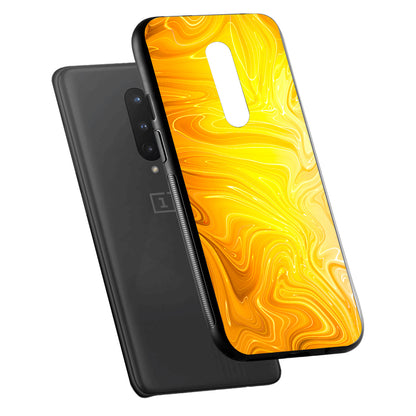 Yellow Marble Oneplus 8 Back Case